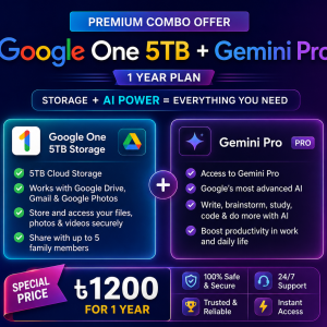 Google One 5 TB + Gemini Pro